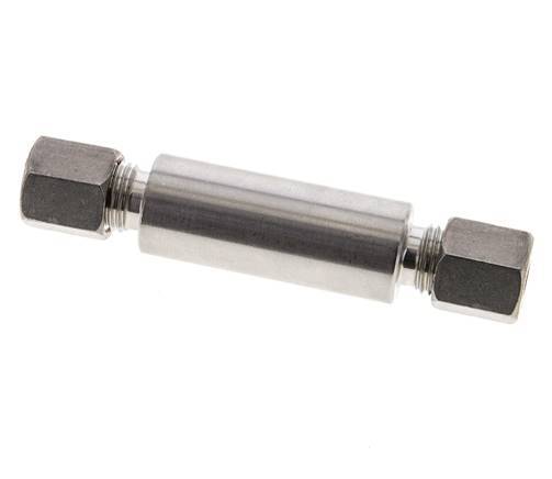 6S Stainless Steel Straight Welding Compression Fitting Bulkhead 500 bar ISO 8434-1