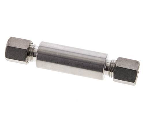 6S Stainless Steel Straight Welding Compression Fitting Bulkhead 500 bar ISO 8434-1