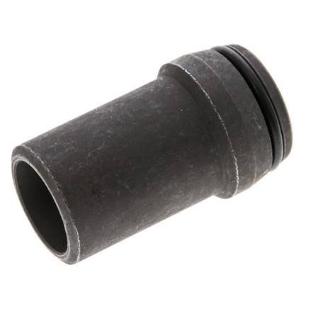 25x3mm Phosphatised Steel Straight with Welding End 400 barO-ring ISO 8434-1