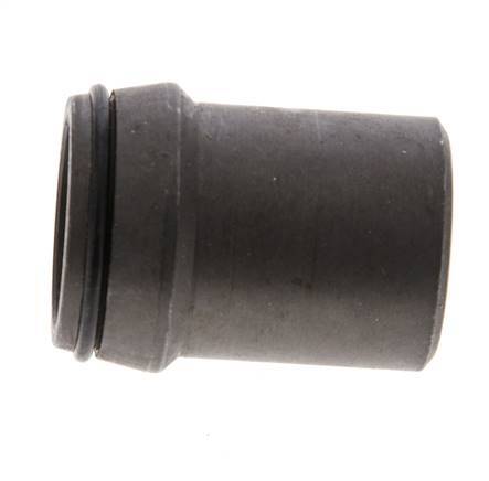 28x2.5mm Phosphatised Steel Straight with Welding End 160 barO-ring ISO 8434-1