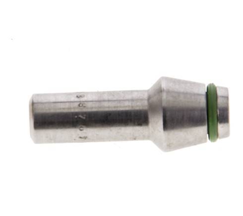 8x1.5mm Stainless Steel Straight with Welding End 630 bar FKMO-ring ISO 8434-1