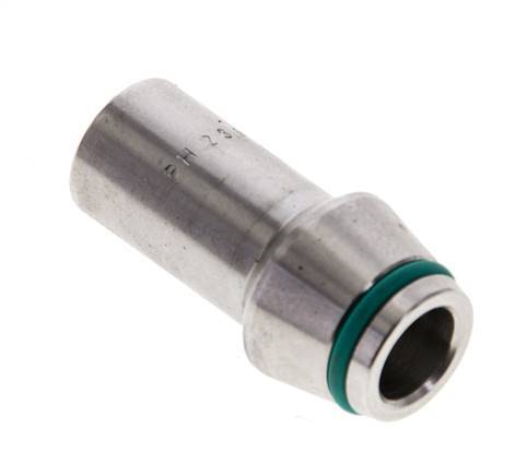 12x2mm Stainless Steel Straight with Welding End 630 bar FKMO-ring ISO 8434-1