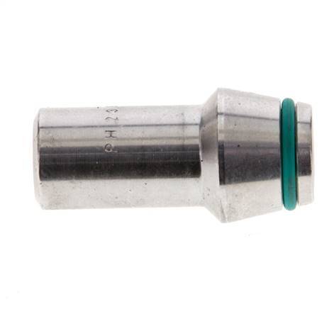 12x2mm Stainless Steel Straight with Welding End 630 bar FKMO-ring ISO 8434-1