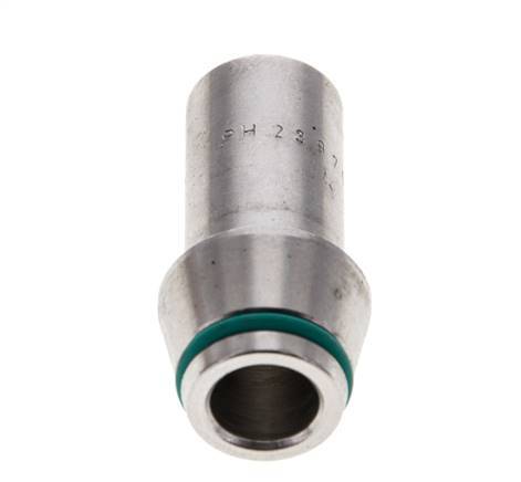 12x2mm Stainless Steel Straight with Welding End 630 bar FKMO-ring ISO 8434-1