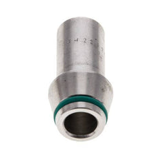 12x2mm Stainless Steel Straight with Welding End 630 bar FKMO-ring ISO 8434-1