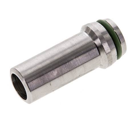 14x2mm Stainless Steel Straight with Welding End 630 bar FKMO-ring ISO 8434-1