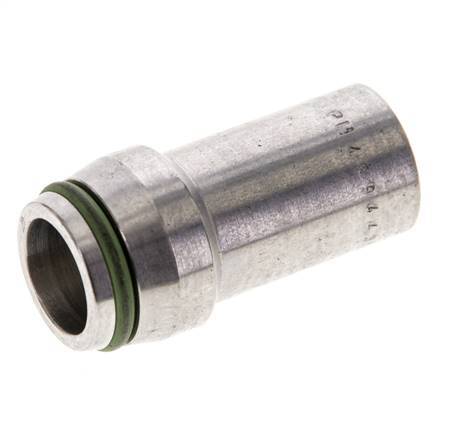 15x2mm Stainless Steel Straight with Welding End 315 bar FKMO-ring ISO 8434-1