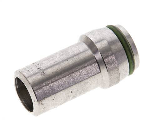 15x2mm Stainless Steel Straight with Welding End 315 bar FKMO-ring ISO 8434-1