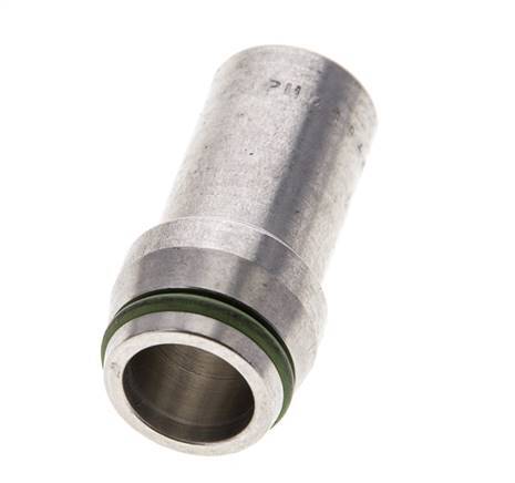 15x2mm Stainless Steel Straight with Welding End 315 bar FKMO-ring ISO 8434-1