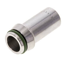 16x2mm Stainless Steel Straight with Welding End 400 bar FKMO-ring ISO 8434-1