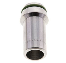 16x2mm Stainless Steel Straight with Welding End 400 bar FKMO-ring ISO 8434-1