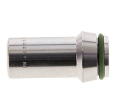 16x2mm Stainless Steel Straight with Welding End 400 bar FKMO-ring ISO 8434-1