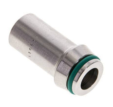 16x3mm Stainless Steel Straight with Welding End 400 bar FKMO-ring ISO 8434-1