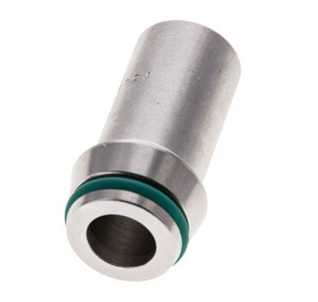 16x3mm Stainless Steel Straight with Welding End 400 bar FKMO-ring ISO 8434-1