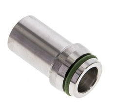 20x2mm Stainless Steel Straight with Welding End 400 bar FKMO-ring ISO 8434-1