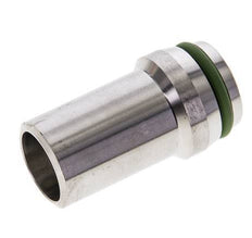20x2mm Stainless Steel Straight with Welding End 400 bar FKMO-ring ISO 8434-1
