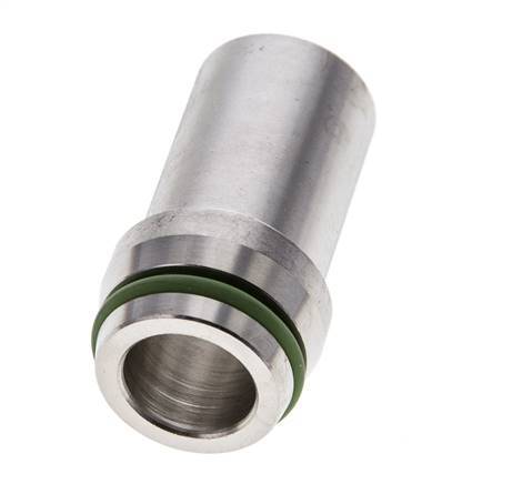 20x2mm Stainless Steel Straight with Welding End 400 bar FKMO-ring ISO 8434-1