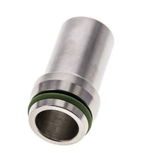 20x2.5mm Stainless Steel Straight with Welding End 400 bar FKMO-ring ISO 8434-1