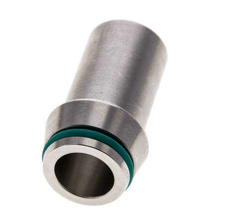 20x3mm Stainless Steel Straight with Welding End 400 bar FKMO-ring ISO 8434-1