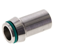 20x3mm Stainless Steel Straight with Welding End 400 bar FKMO-ring ISO 8434-1