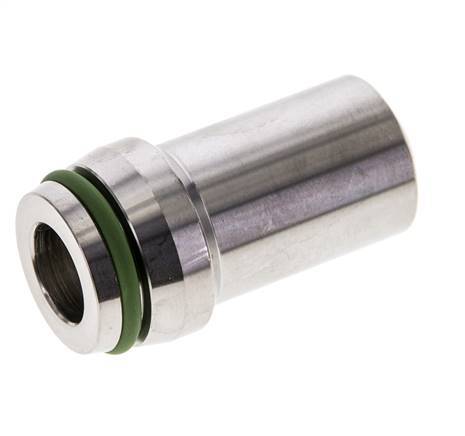 20x4mm Stainless Steel Straight with Welding End 400 bar FKMO-ring ISO 8434-1