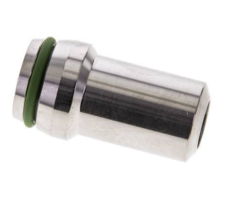 20x4mm Stainless Steel Straight with Welding End 400 bar FKMO-ring ISO 8434-1