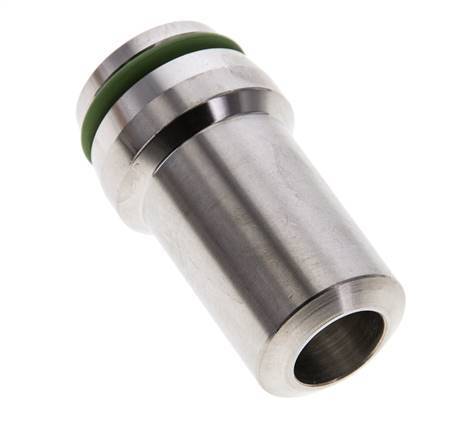 20x4mm Stainless Steel Straight with Welding End 400 bar FKMO-ring ISO 8434-1