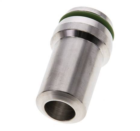 20x4mm Stainless Steel Straight with Welding End 400 bar FKMO-ring ISO 8434-1