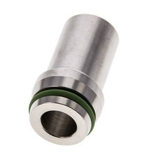 20x4mm Stainless Steel Straight with Welding End 400 bar FKMO-ring ISO 8434-1