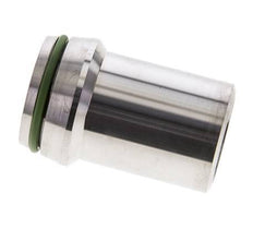 30x3mm Stainless Steel Straight with Welding End 400 bar FKMO-ring ISO 8434-1