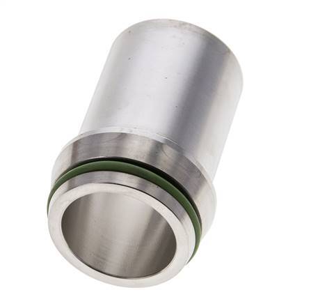 30x3mm Stainless Steel Straight with Welding End 400 bar FKMO-ring ISO 8434-1