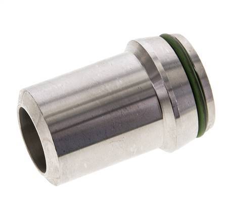 30x5mm Stainless Steel Straight with Welding End 400 bar FKMO-ring ISO 8434-1