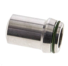 30x5mm Stainless Steel Straight with Welding End 400 bar FKMO-ring ISO 8434-1