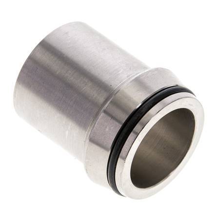 35x4mm Stainless Steel Straight with Welding End 160 bar FKMO-ring ISO 8434-1