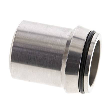 35x4mm Stainless Steel Straight with Welding End 160 bar FKMO-ring ISO 8434-1