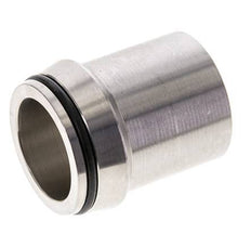 35x4mm Stainless Steel Straight with Welding End 160 bar FKMO-ring ISO 8434-1