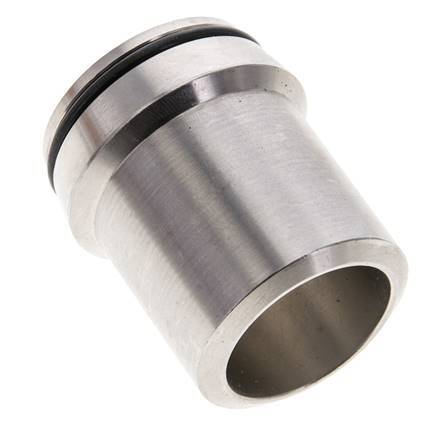 35x4mm Stainless Steel Straight with Welding End 160 bar FKMO-ring ISO 8434-1