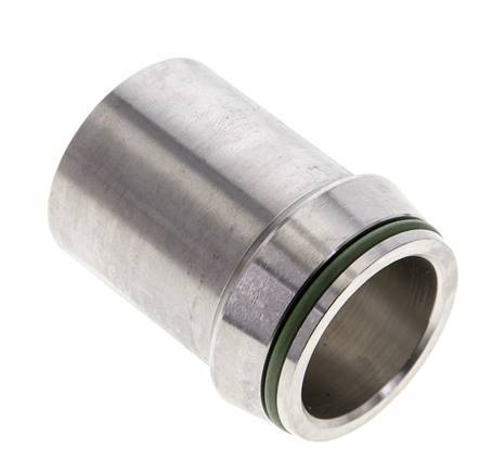 38x3mm Stainless Steel Straight with Welding End 315 bar FKMO-ring ISO 8434-1