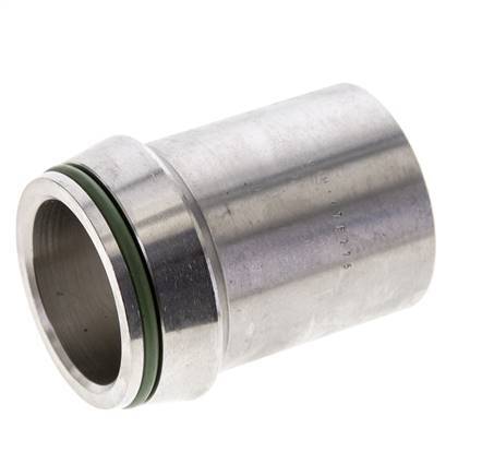 38x3mm Stainless Steel Straight with Welding End 315 bar FKMO-ring ISO 8434-1