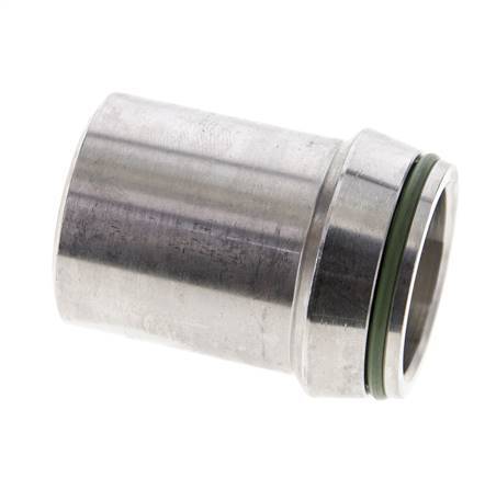 38x3mm Stainless Steel Straight with Welding End 315 bar FKMO-ring ISO 8434-1