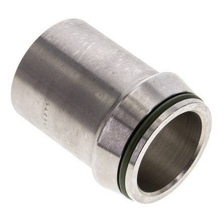 38x4mm Stainless Steel Straight with Welding End 315 bar FKMO-ring ISO 8434-1