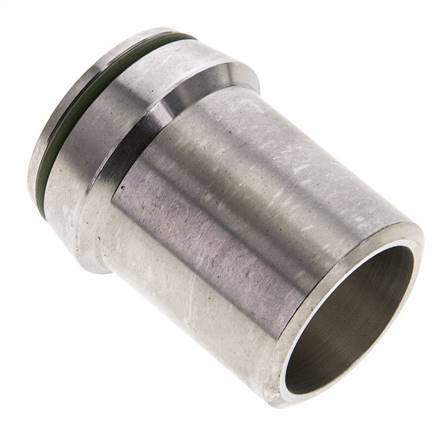 38x4mm Stainless Steel Straight with Welding End 315 bar FKMO-ring ISO 8434-1