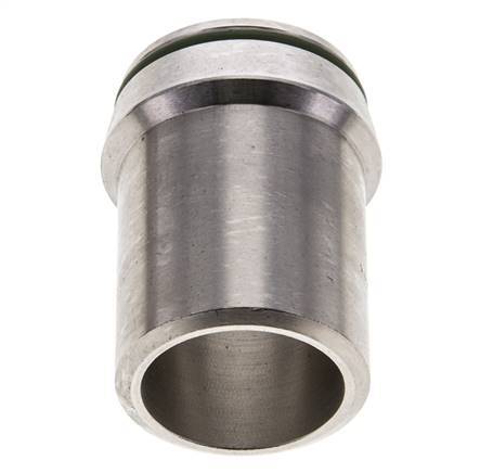38x4mm Stainless Steel Straight with Welding End 315 bar FKMO-ring ISO 8434-1