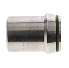 38x4mm Stainless Steel Straight with Welding End 315 bar FKMO-ring ISO 8434-1