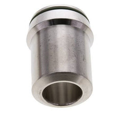 38x7mm Stainless Steel Straight with Welding End 315 bar FKMO-ring ISO 8434-1