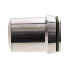 38x7mm Stainless Steel Straight with Welding End 315 bar FKMO-ring ISO 8434-1
