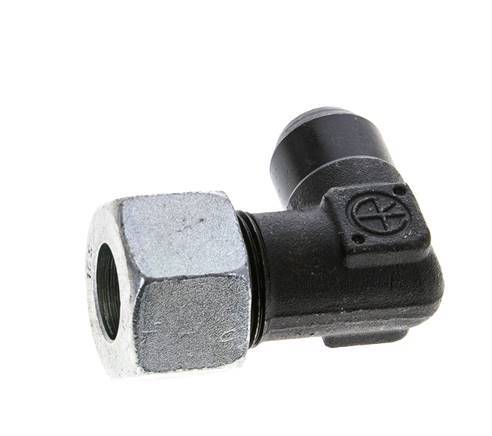 16S & 21mm Phosphatised Steel Elbow Cutting Fitting with Welding End 400 bar ISO 8434-1