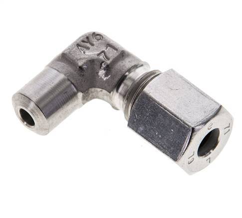 6L & 10mm Stainless Steel Elbow Cutting Fitting with Welding End 315 bar ISO 8434-1