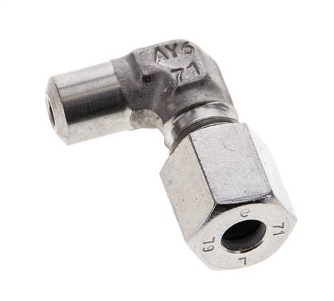 6L & 10mm Stainless Steel Elbow Cutting Fitting with Welding End 315 bar ISO 8434-1