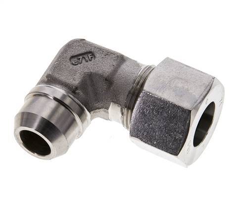 16S & 21mm Stainless Steel Elbow Cutting Fitting with Welding End 400 bar ISO 8434-1